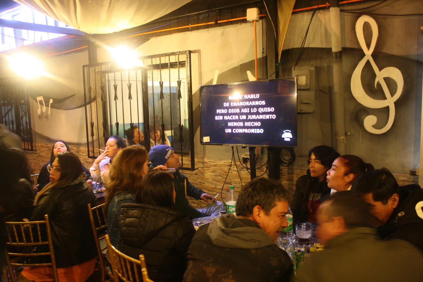 Música y karaoke en La Calle